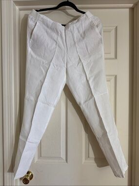 Women’s 100% Linen Pant Size Small Relaxed Fit Excellent Condition